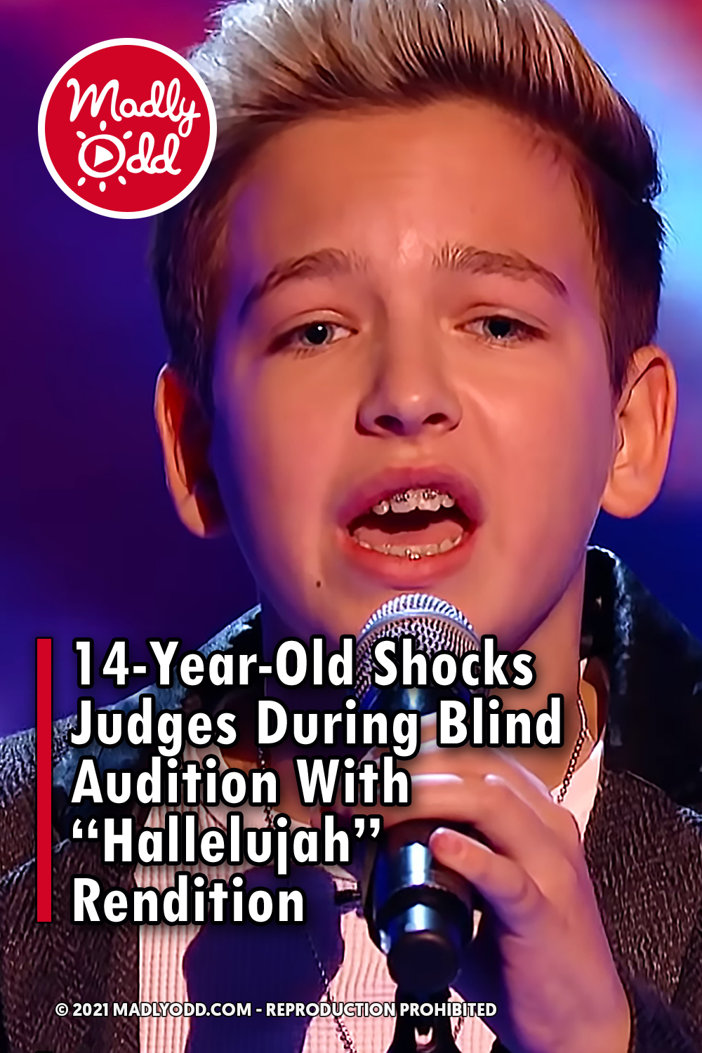 14-Year-Old Shocks Judges During Blind Audition With “Hallelujah” Rendition