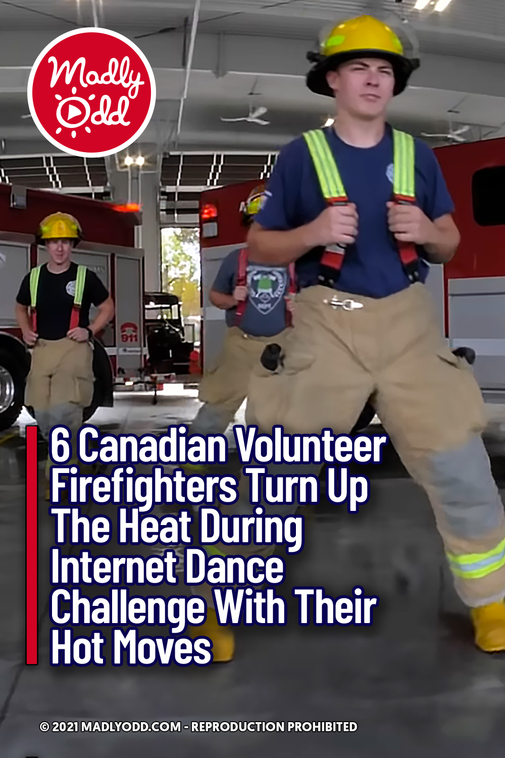 6 Canadian Volunteer Firefighters Turn Up The Heat During Internet Dance Challenge With Their Hot Moves