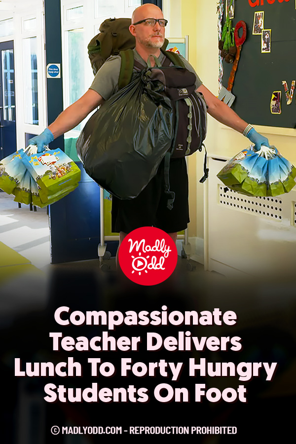 Compassionate Teacher Delivers Lunch To Forty Hungry Students On Foot