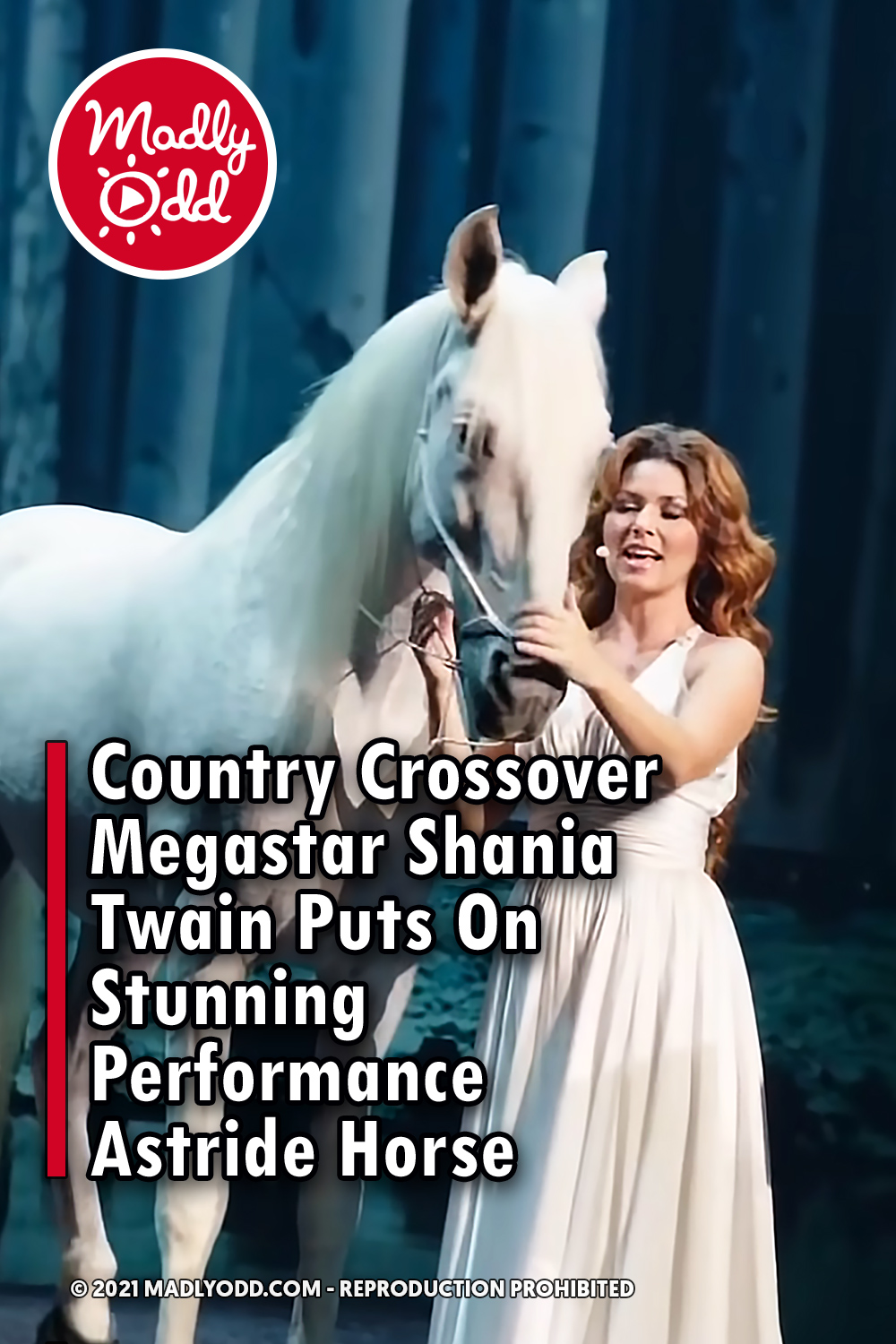 Country Crossover Megastar Shania Twain Puts On Stunning Performance Astride Horse