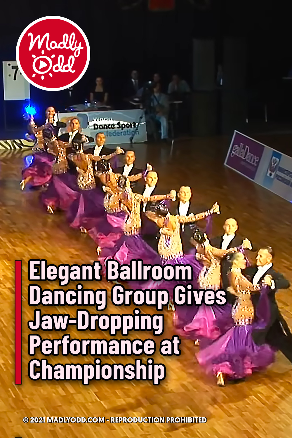 Elegant Ballroom Dancing Group Gives Jaw-Dropping Performance at Championship