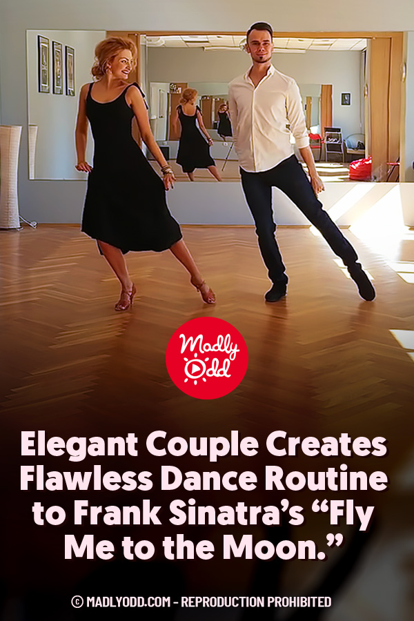 Elegant Couple Creates Flawless Dance Routine to Frank Sinatra’s “Fly Me to the Moon.”