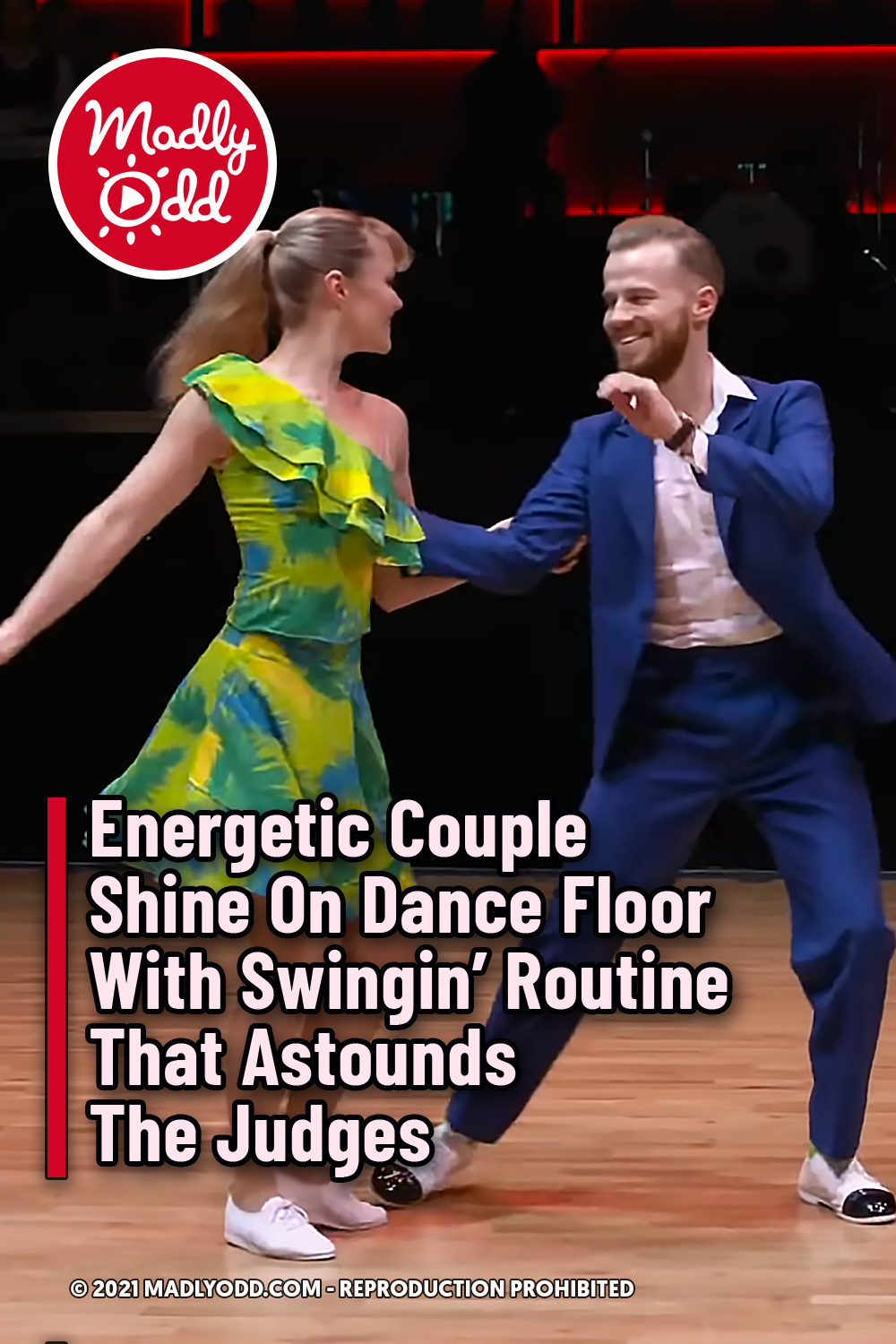 Energetic Couple Shine On Dance Floor With Swingin’ Routine That Astounds The Judges