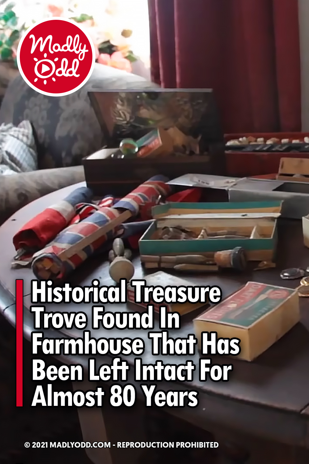 Historical Treasure Trove Found In Farmhouse That Has Been Left Intact For Almost 80 Years