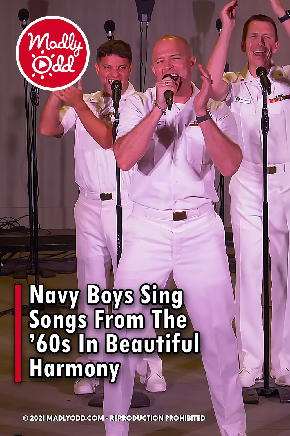Navy Boys Sing Songs From The \'60s In Beautiful Harmony