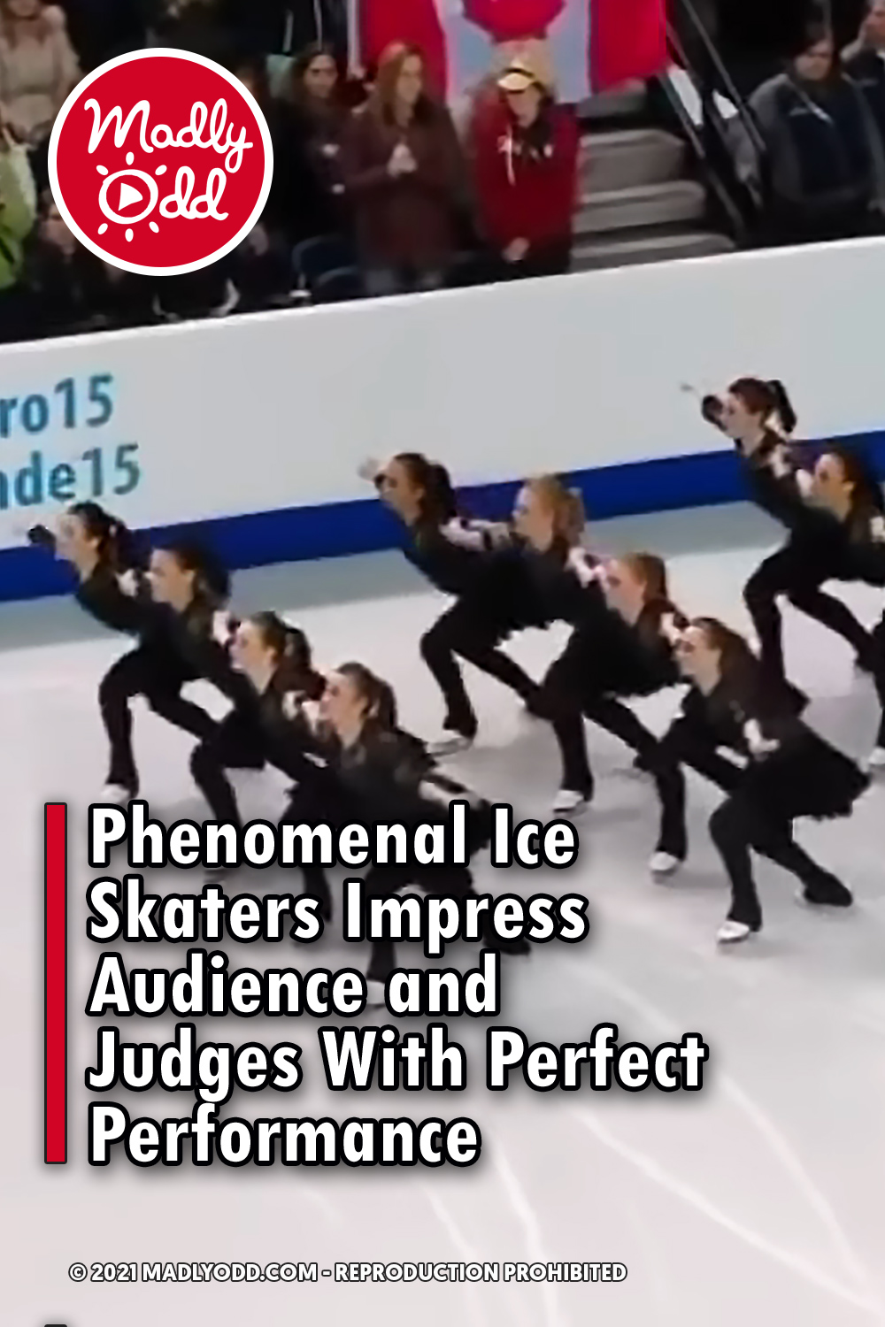 Phenomenal Ice Skaters Impress Audience and Judges With Perfect Performance
