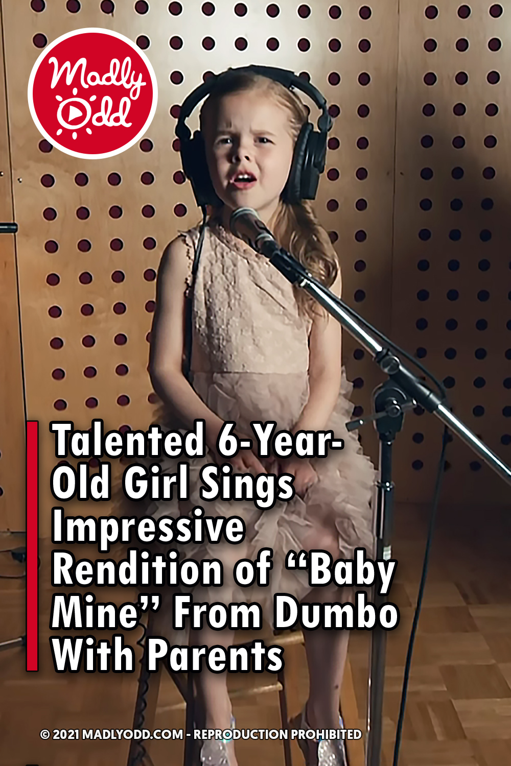 Talented 6-Year-Old Girl Sings Impressive Rendition of “Baby Mine” From Dumbo With Parents