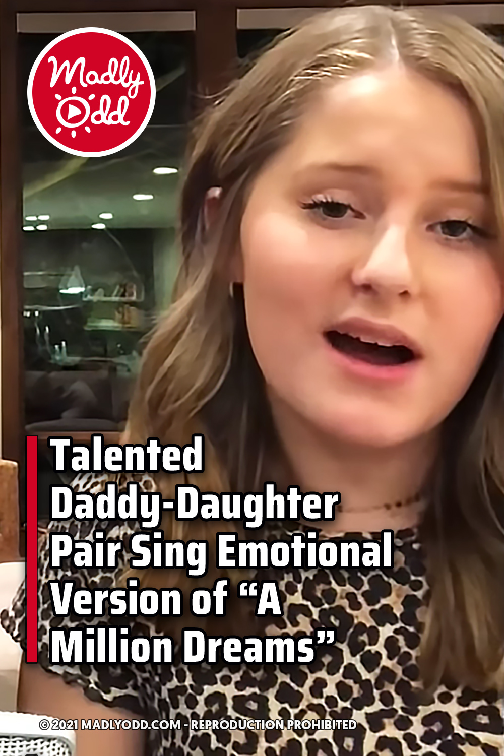 Talented Daddy-Daughter Pair Sing Emotional Version of “A Million Dreams”