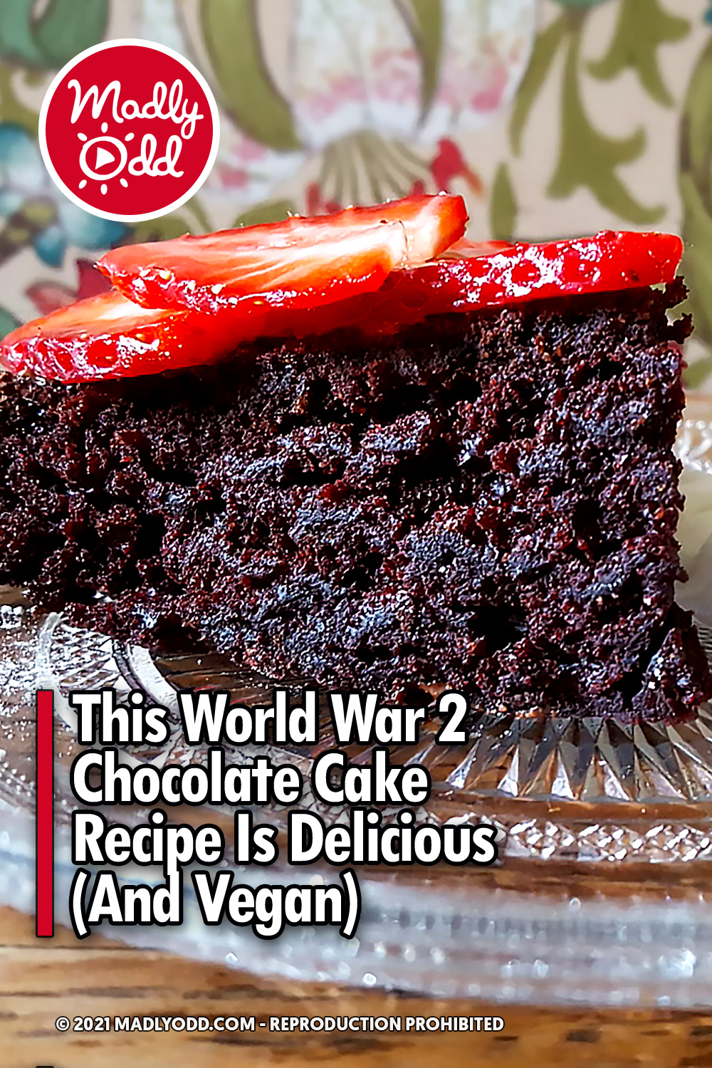 This World War 2 Chocolate Cake Recipe Is Delicious (And Vegan)