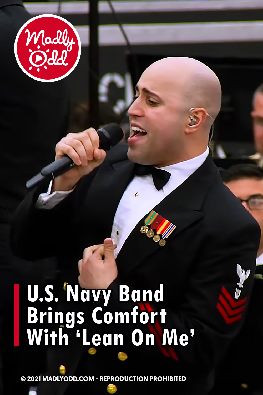 U.S. Navy Band Brings Comfort With \'Lean On Me\'