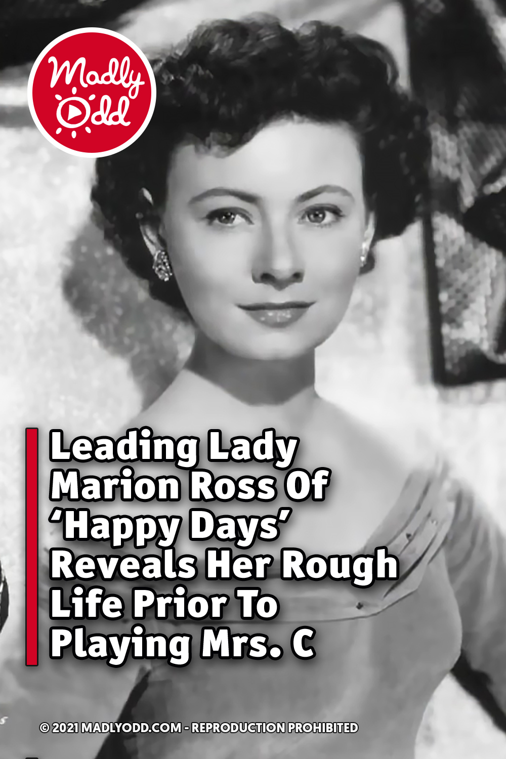 Leading Lady Marion Ross Of \'Happy Days\' Reveals Her Rough Life Prior To Playing Mrs. C