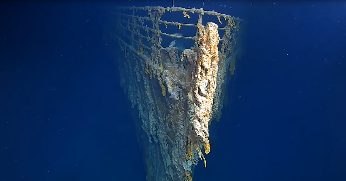 Incredible Footage Of The Rotting, Degraded Titanic On The Ocean Floor – Madly Odd!