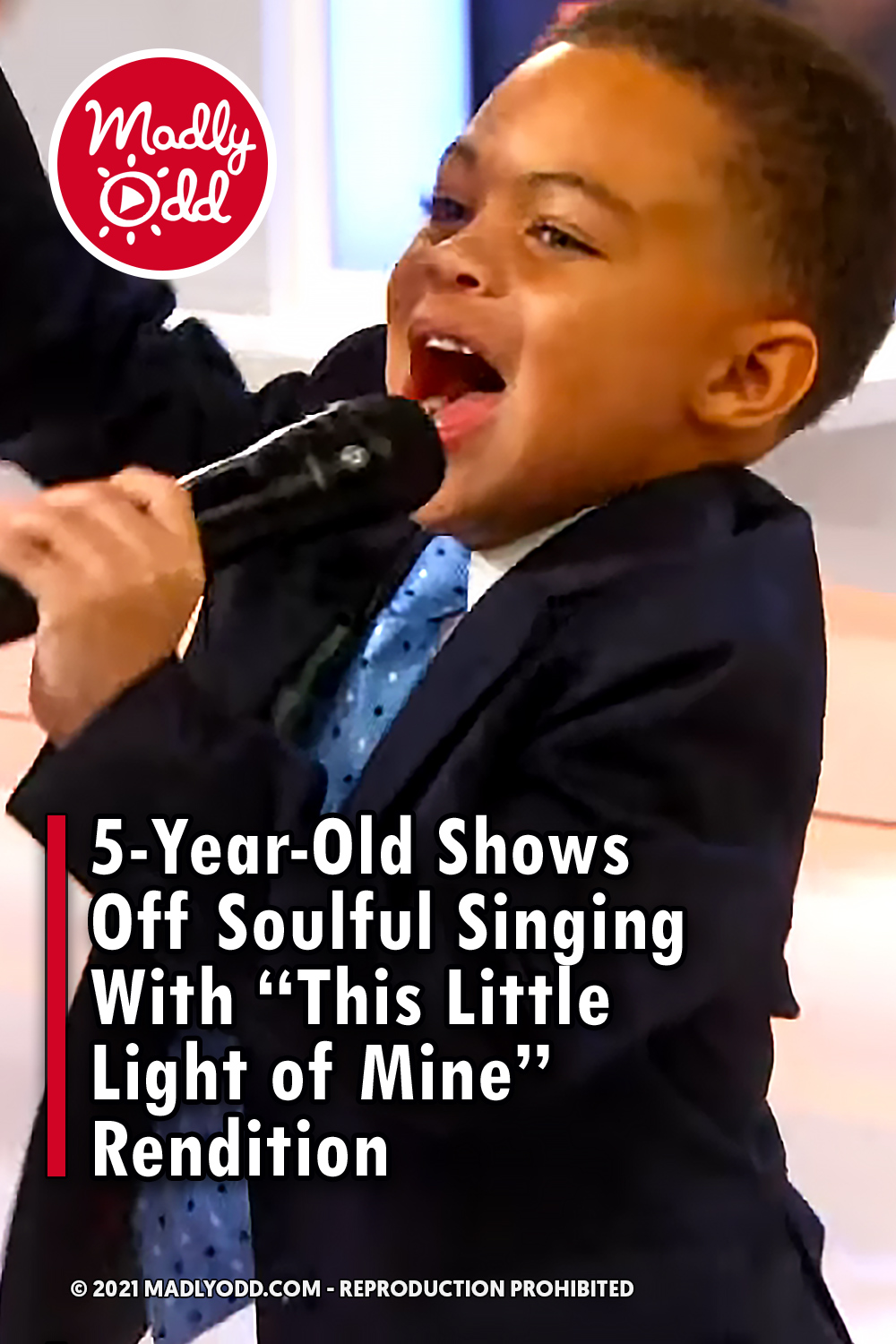 5-Year-Old Shows Off Soulful Singing With “This Little Light of Mine” Rendition