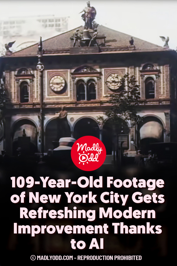 109-Year-Old Footage of New York City Gets Refreshing Modern Improvement Thanks to AI