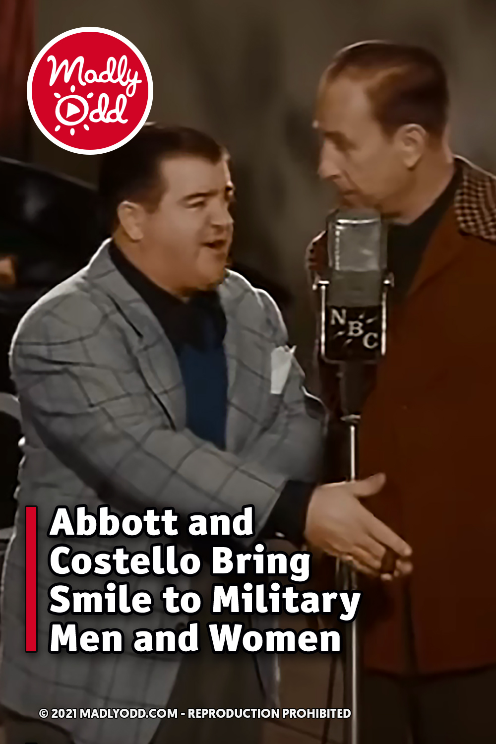Abbott and Costello Bring Smile to Military Men and Women