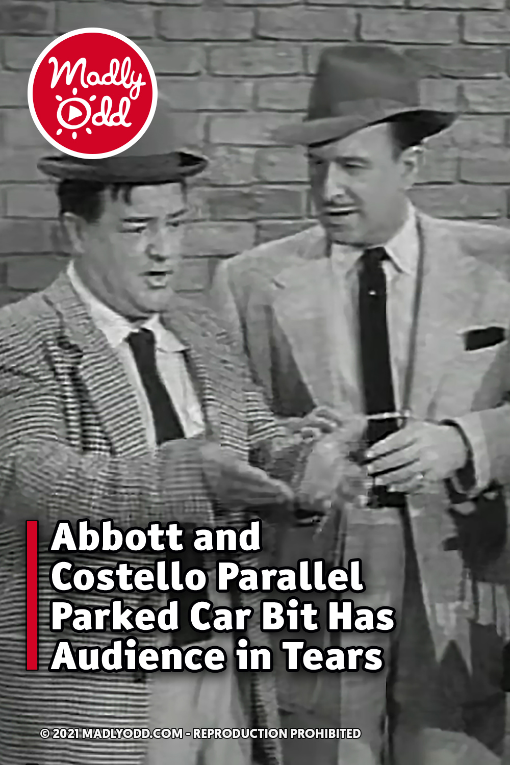 Abbott and Costello Parallel Parked Car Bit Has Audience in Tears