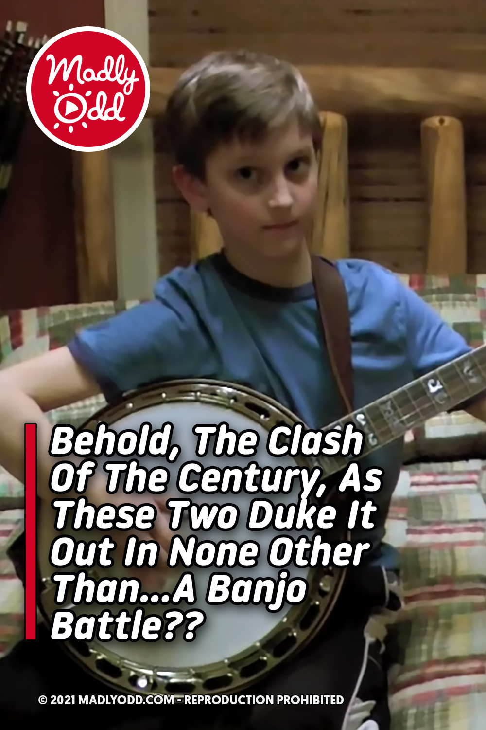 Behold, The Clash Of The Century, As These Two Duke It Out In None Other Than...A Banjo Battle??