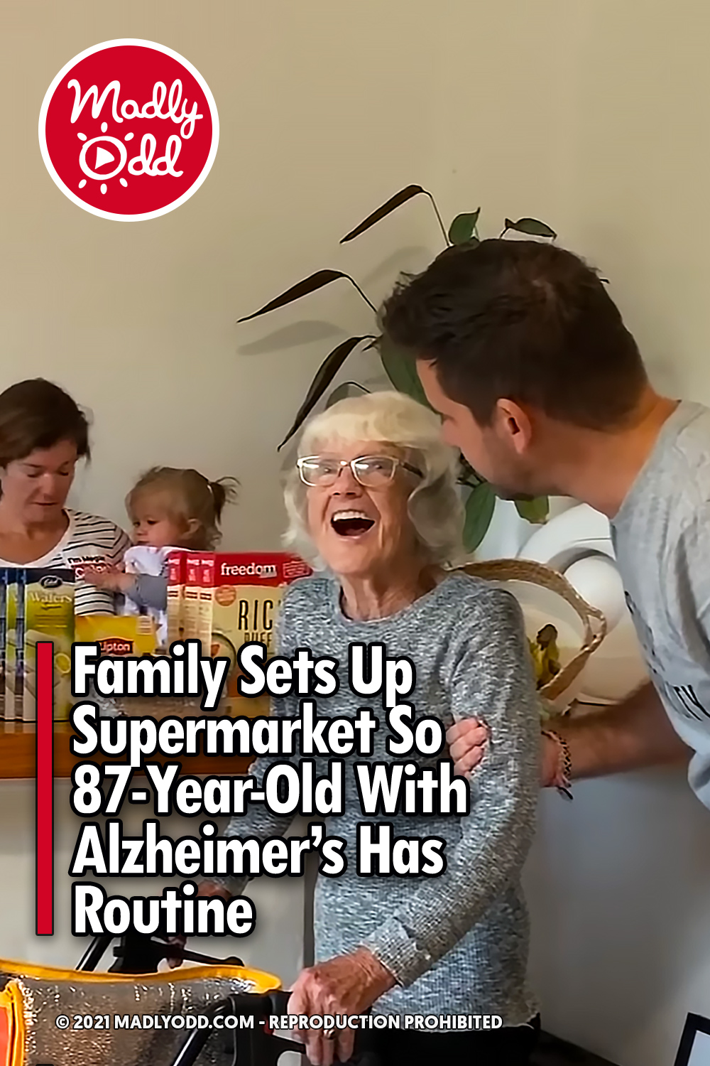 Family Sets Up Supermarket So 87-Year-Old With Alzheimer\'s Has Routine