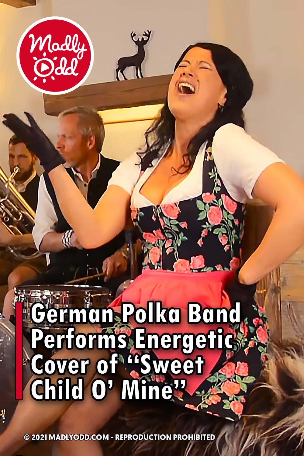 German Polka Band Performs Energetic Cover of “Sweet Child O’ Mine”