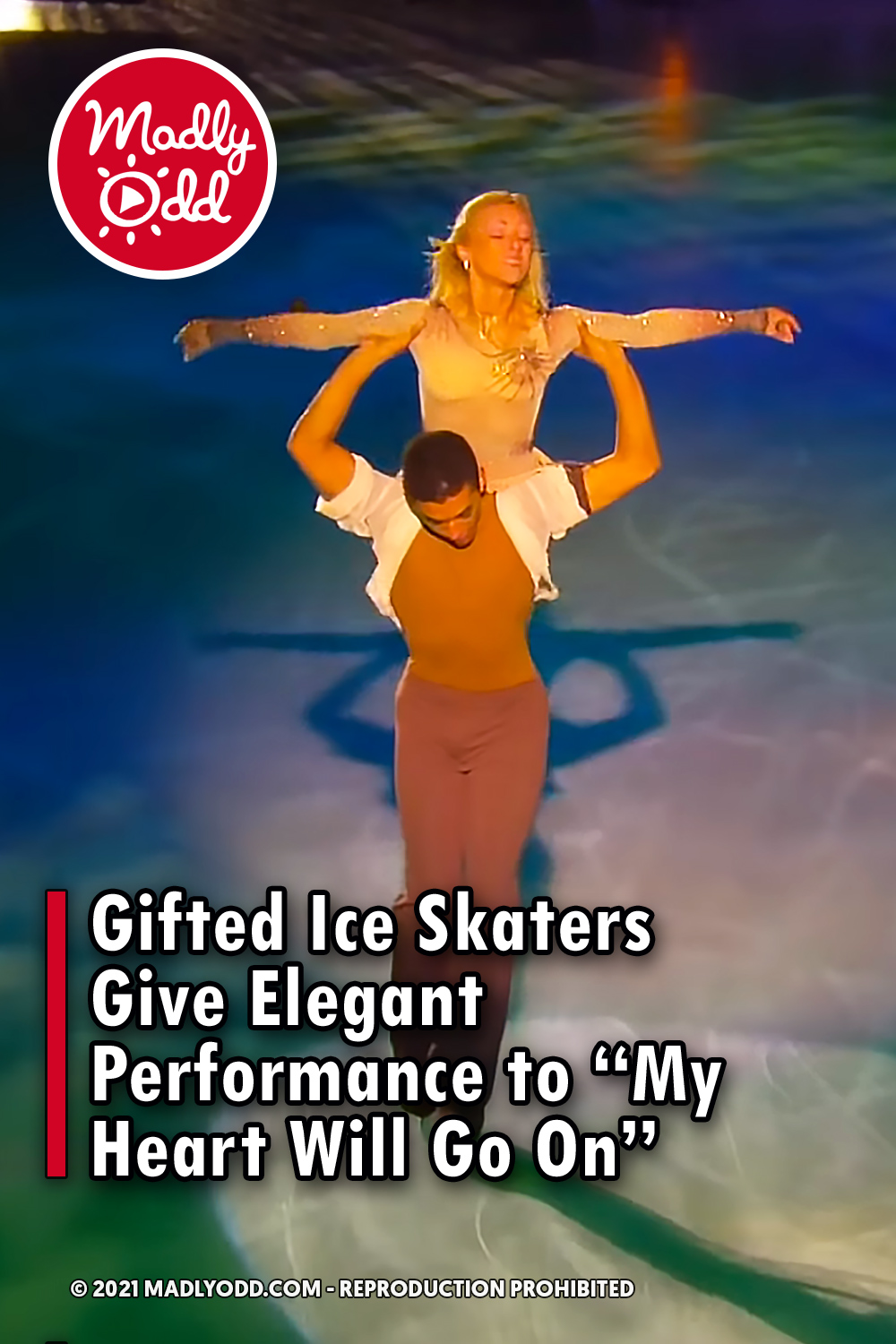 Gifted Ice Skaters Give Elegant Performance to “My Heart Will Go On”