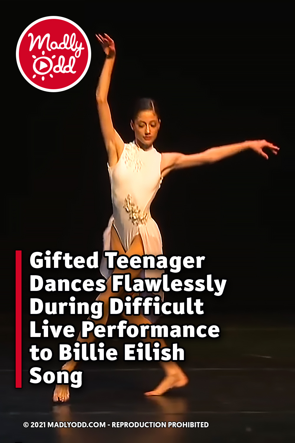 Gifted Teenager Dances Flawlessly During Difficult Live Performance to Billie Eilish Song