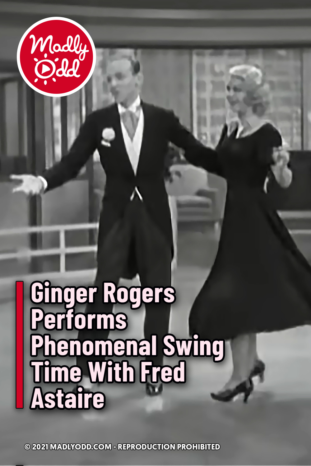 Ginger Rogers Performs Phenomenal Swing Time With Fred Astaire