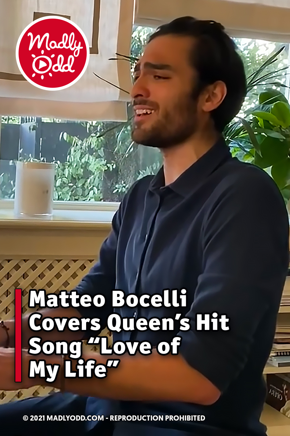 Matteo Bocelli Covers Queen’s Hit Song “Love of My Life”