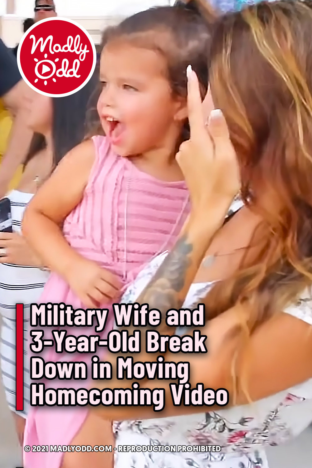 Military Wife and 3-Year-Old Break Down in Moving Homecoming Video