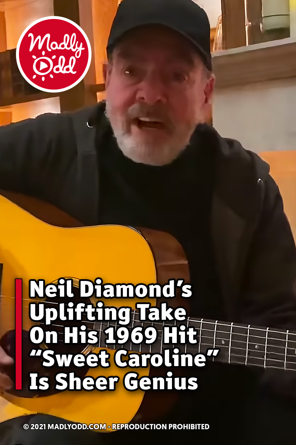Neil Diamond’s Uplifting Take On His 1969 Hit “Sweet Caroline” Is Sheer Genius