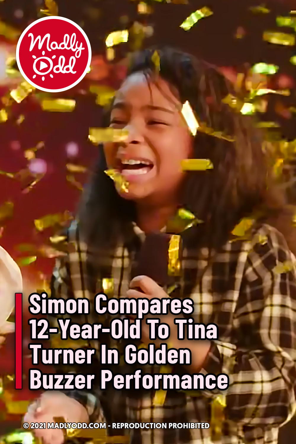 Simon Compares 12-Year-Old To Tina Turner In Golden Buzzer Performance