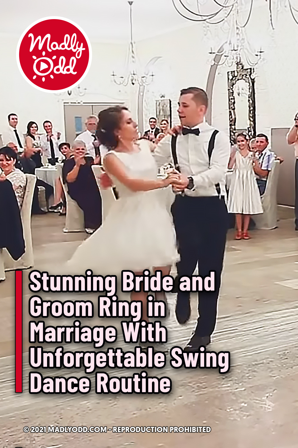 Stunning Bride and Groom Ring in Marriage With Unforgettable Swing Dance Routine