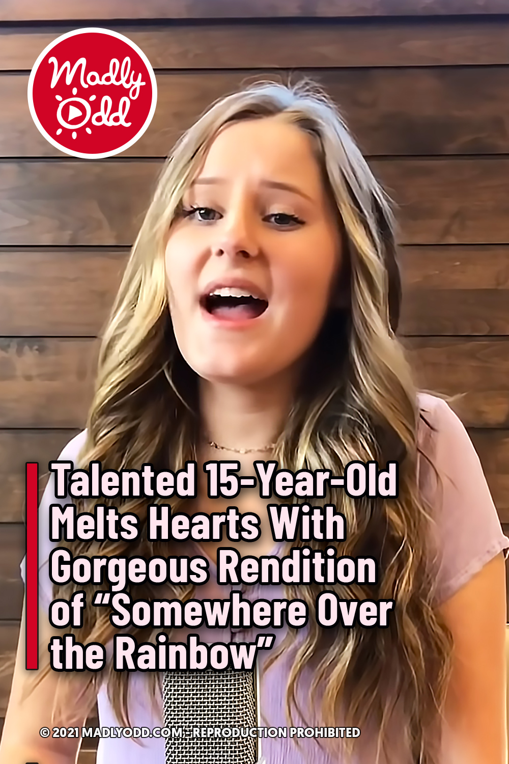 Talented 15-Year-Old Melts Hearts With Gorgeous Rendition of “Somewhere Over the Rainbow”