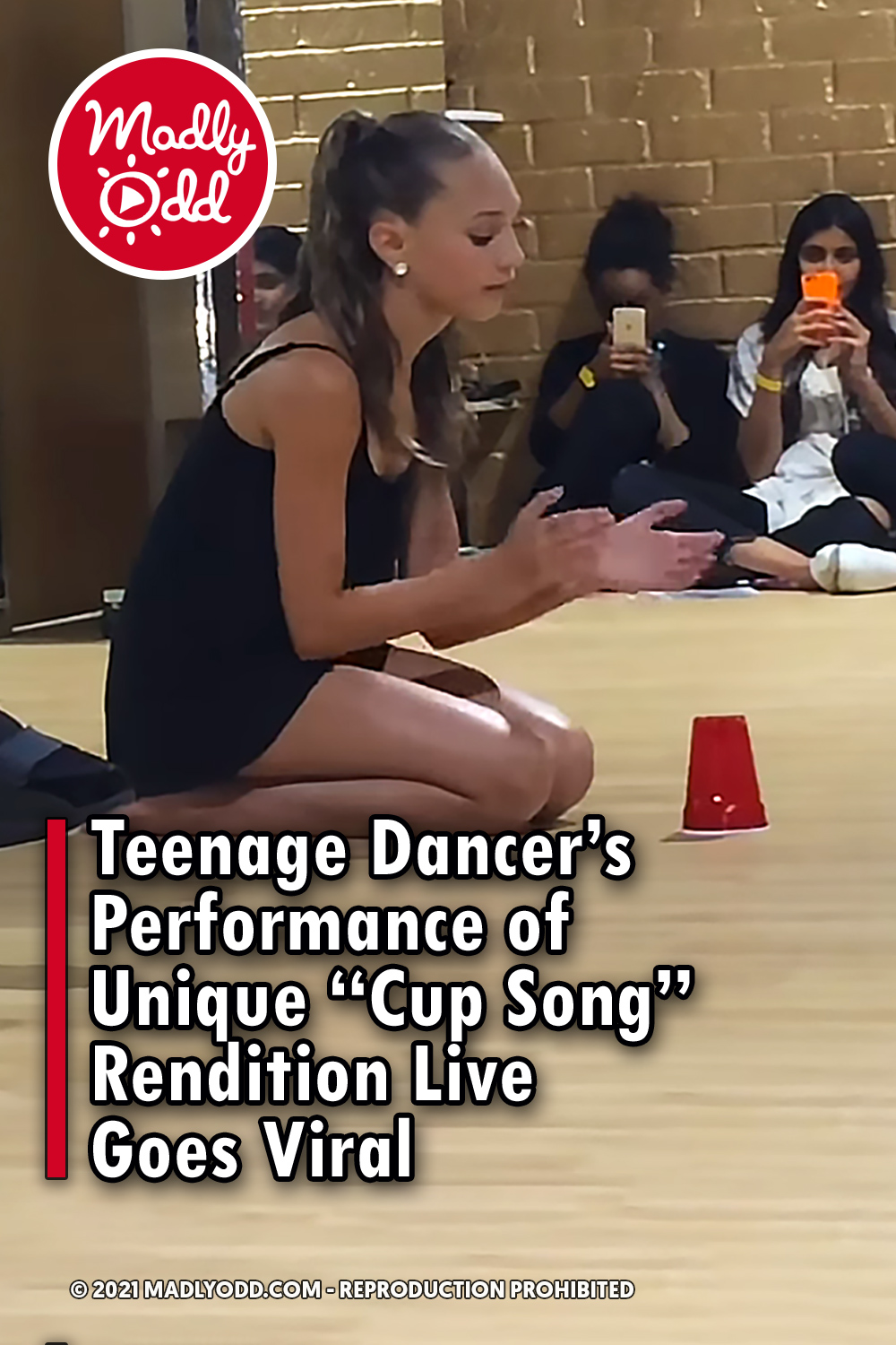 Teenage Dancer’s Performance of Unique “Cup Song” Rendition Live Goes Viral
