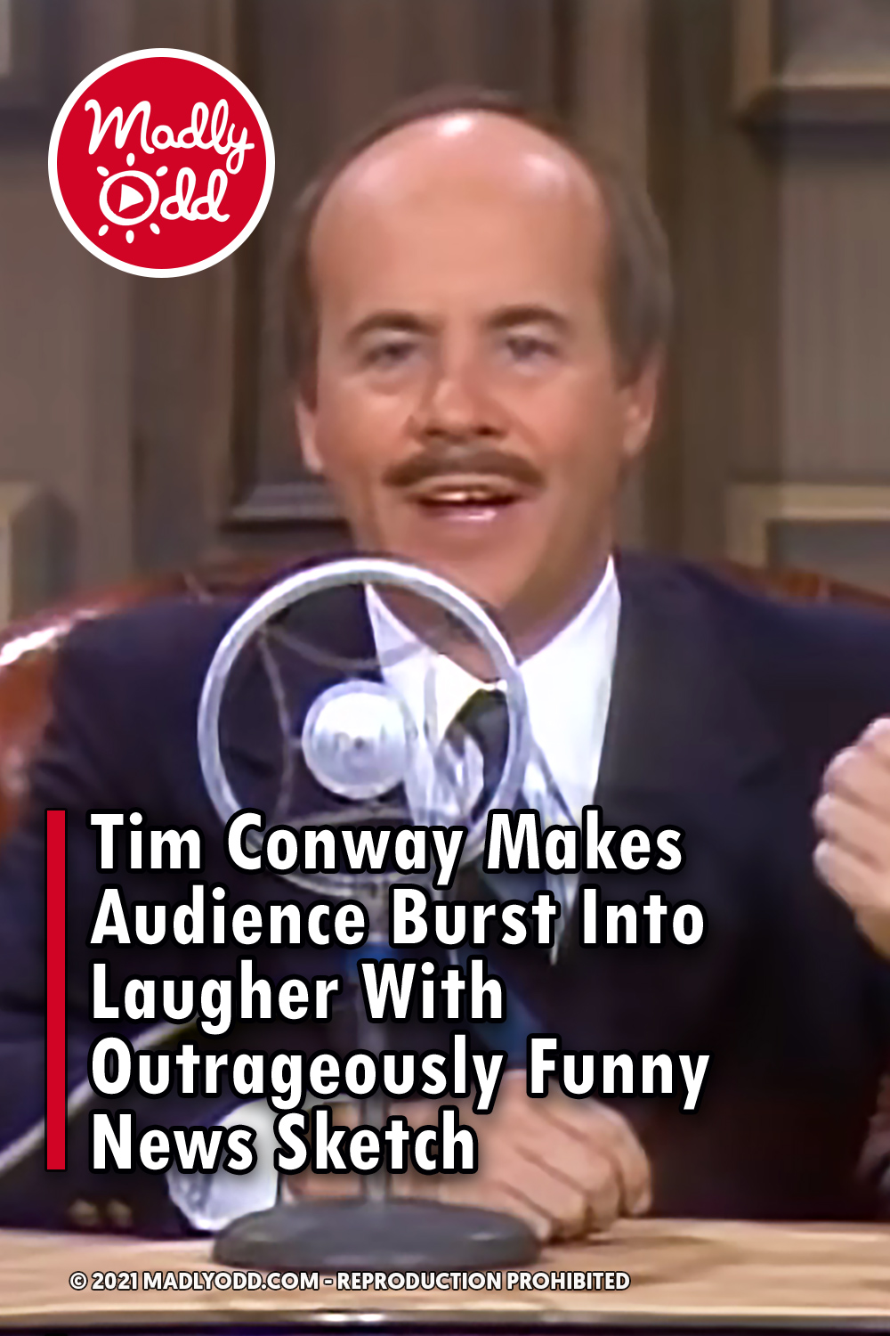 Tim Conway Makes Audience Burst Into Laugher With Outrageously Funny News Sketch