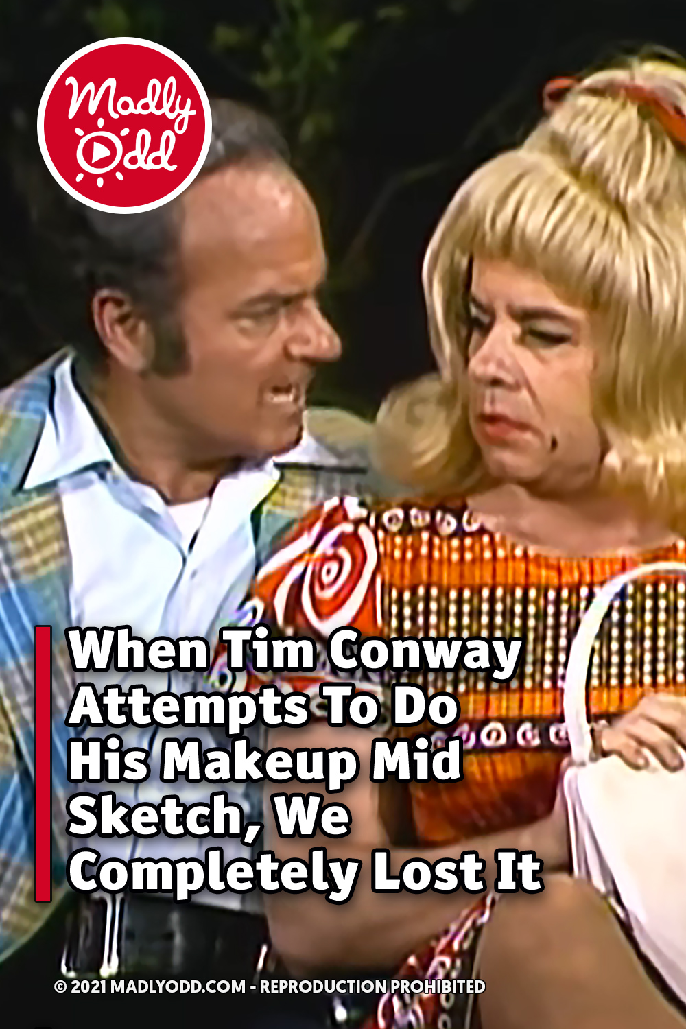 When Tim Conway Attempts To Do His Makeup Mid Sketch, We Completely Lost It