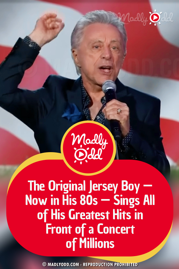 The Original Jersey Boy — Now in His 80s — Sings All of His Greatest Hits in Front of a Concert of Millions