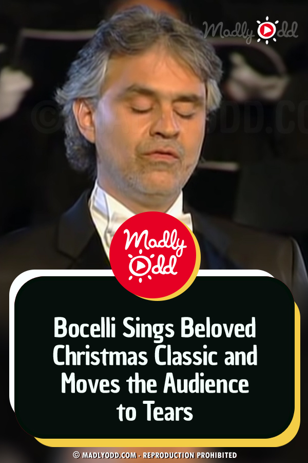 Bocelli Sings Beloved Christmas Classic and Moves the Audience to Tears