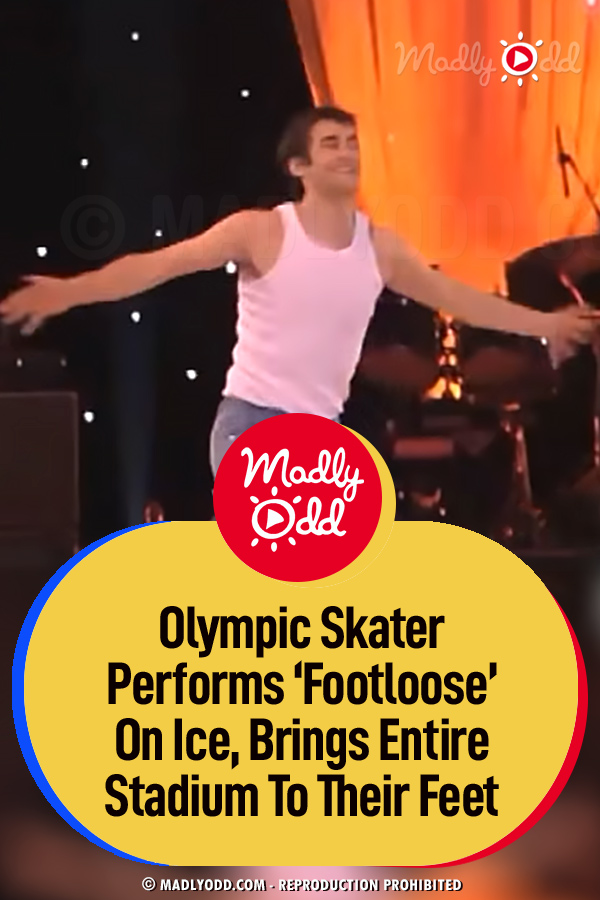 Olympic Skater Performs ‘Footloose’ On Ice, Brings Entire Stadium To Their Feet