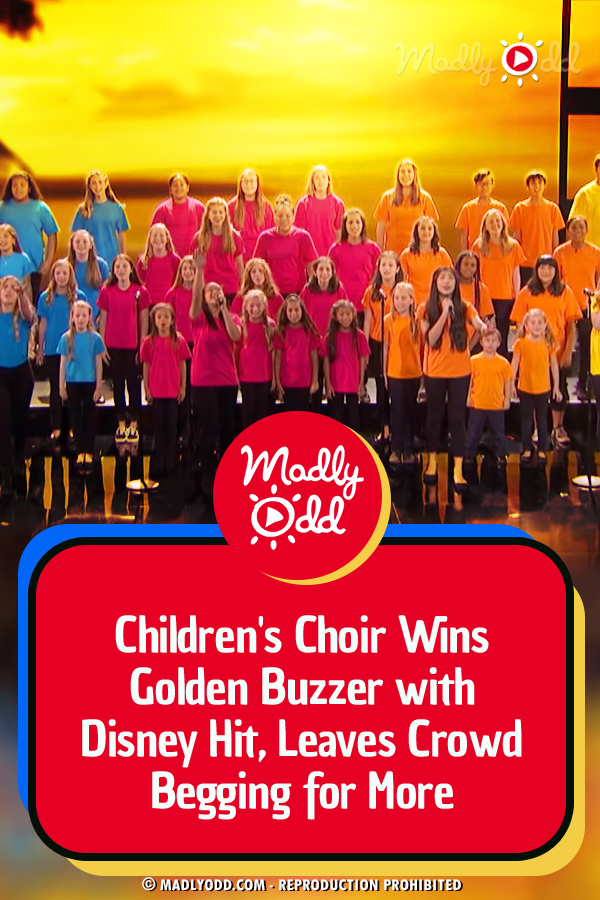 Children\'s Choir Wins Golden Buzzer with Disney Hit, Leaves Crowd Begging for More
