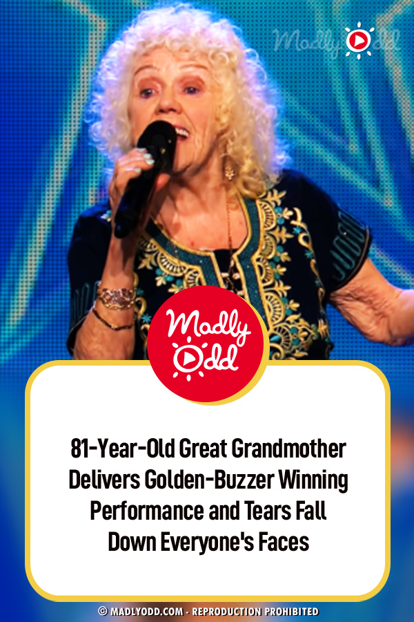81-Year-Old Great Grandmother Delivers Golden-Buzzer Winning Performance and Tears Fall Down Everyone\'s Faces