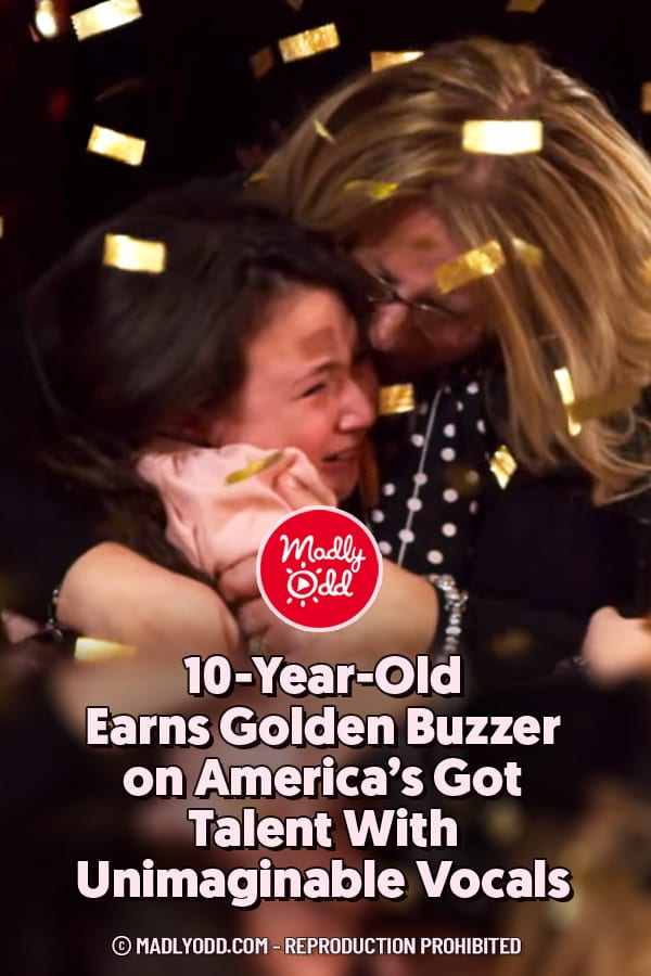 10-Year-Old Earns Golden Buzzer on America’s Got Talent With Unimaginable Vocals