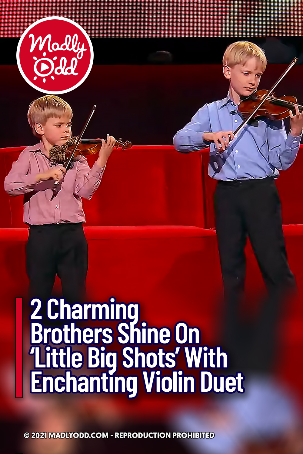 2 Charming Brothers Shine On ‘Little Big Shots’ With Enchanting Violin Duet