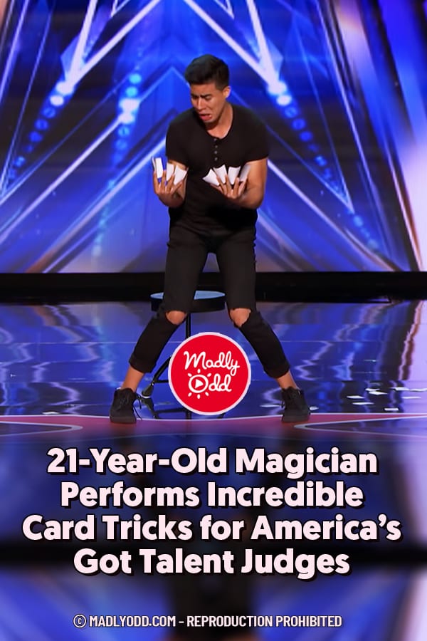 21-Year-Old Magician Performs Incredible Card Tricks for America’s Got Talent Judges