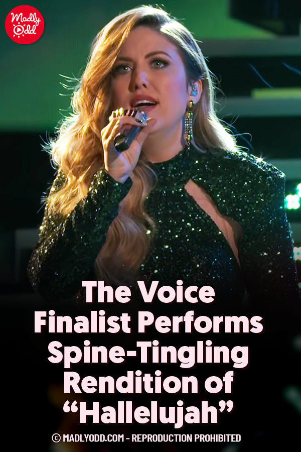 The Voice Finalist Performs Spine-Tingling Rendition of “Hallelujah”
