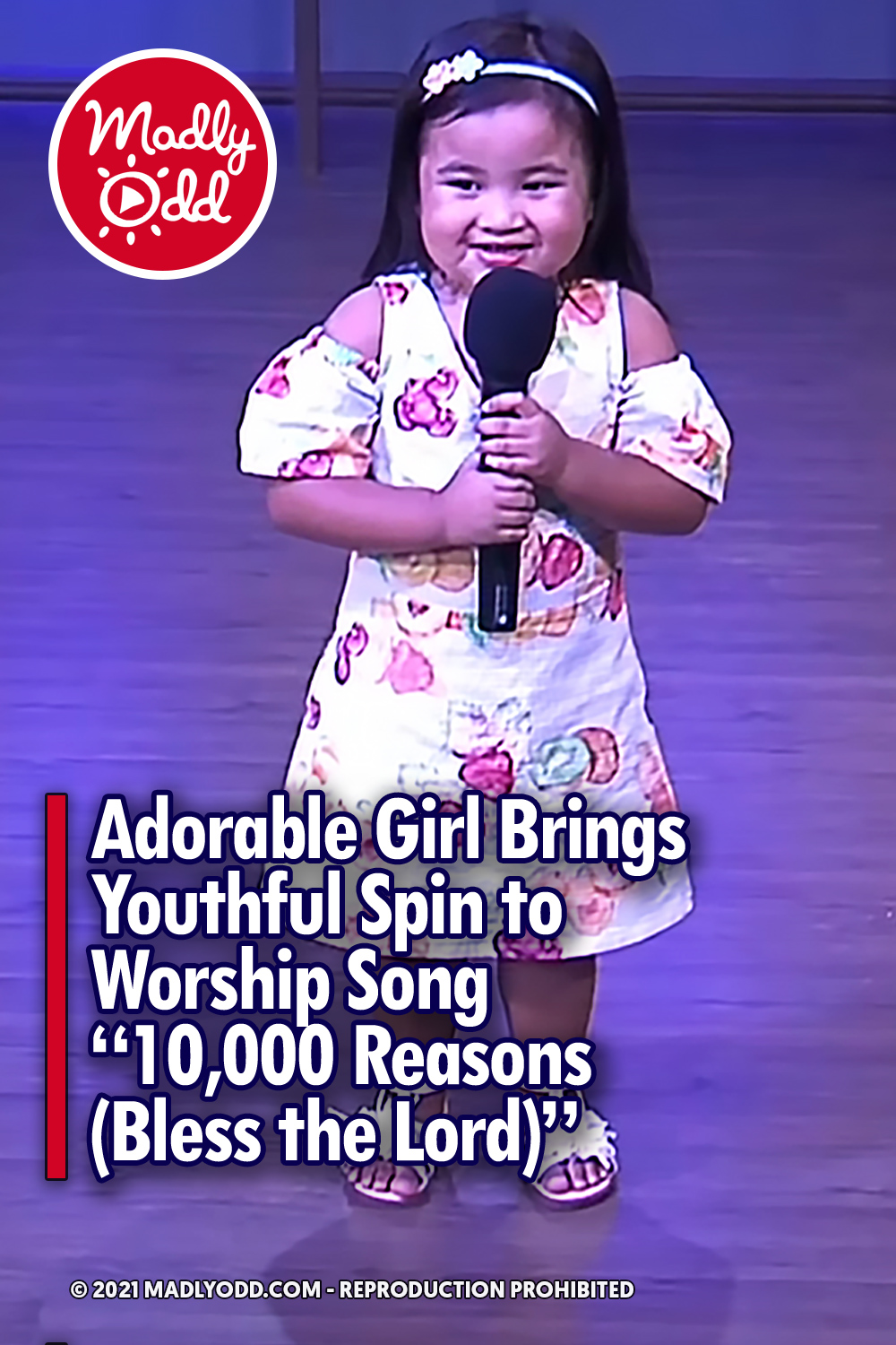 Adorable Girl Brings Youthful Spin to Worship Song “10,000 Reasons (Bless the Lord)”