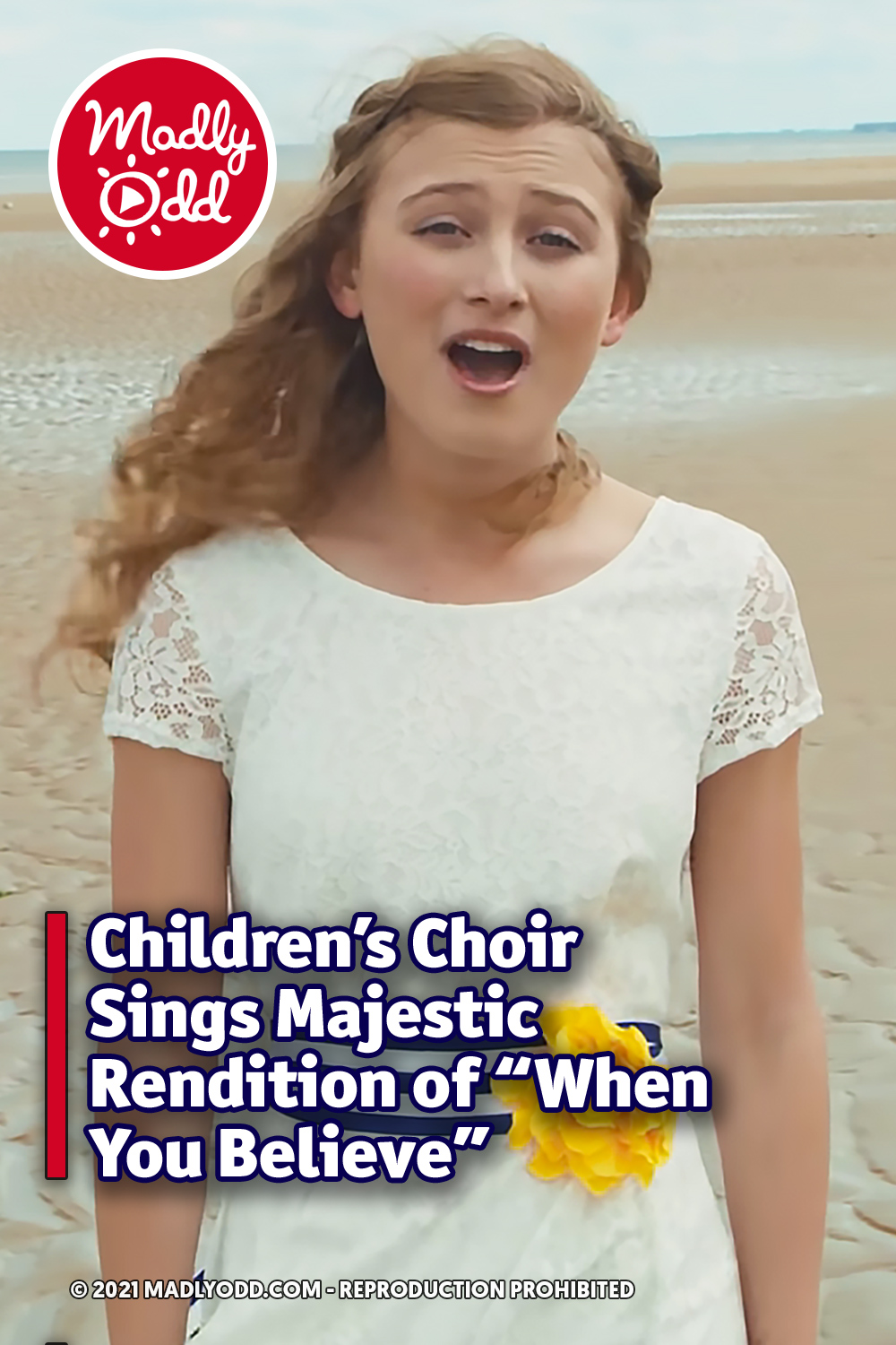 Children’s Choir Sings Majestic Rendition of “When You Believe”