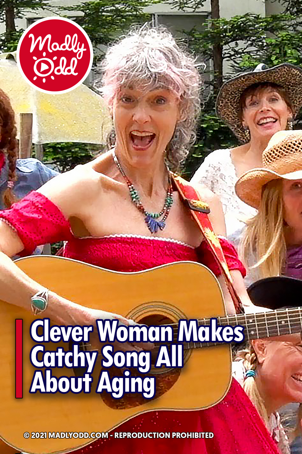 Clever Woman Makes Catchy Song All About Aging