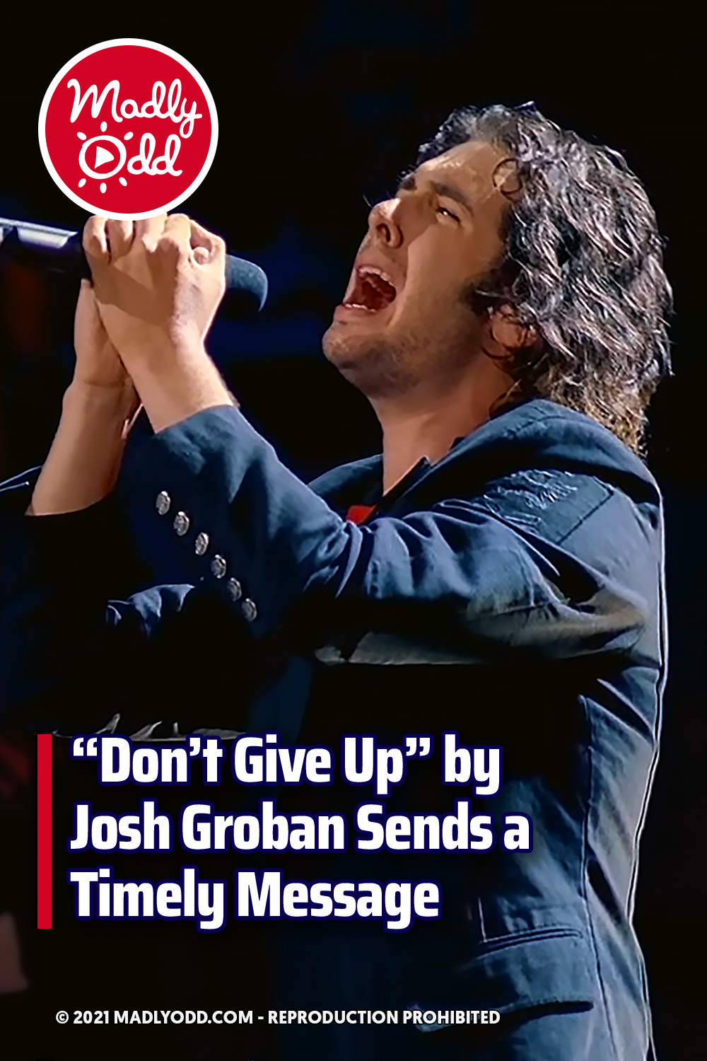 “Don’t Give Up” by Josh Groban Sends a Timely Message