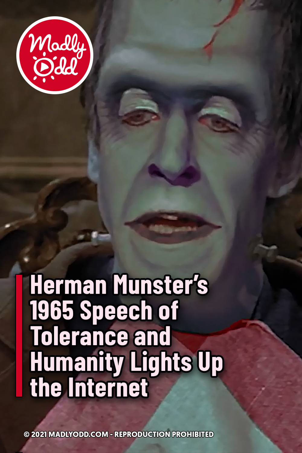 Herman Munster’s 1965 Speech of Tolerance and Humanity Lights Up the Internet