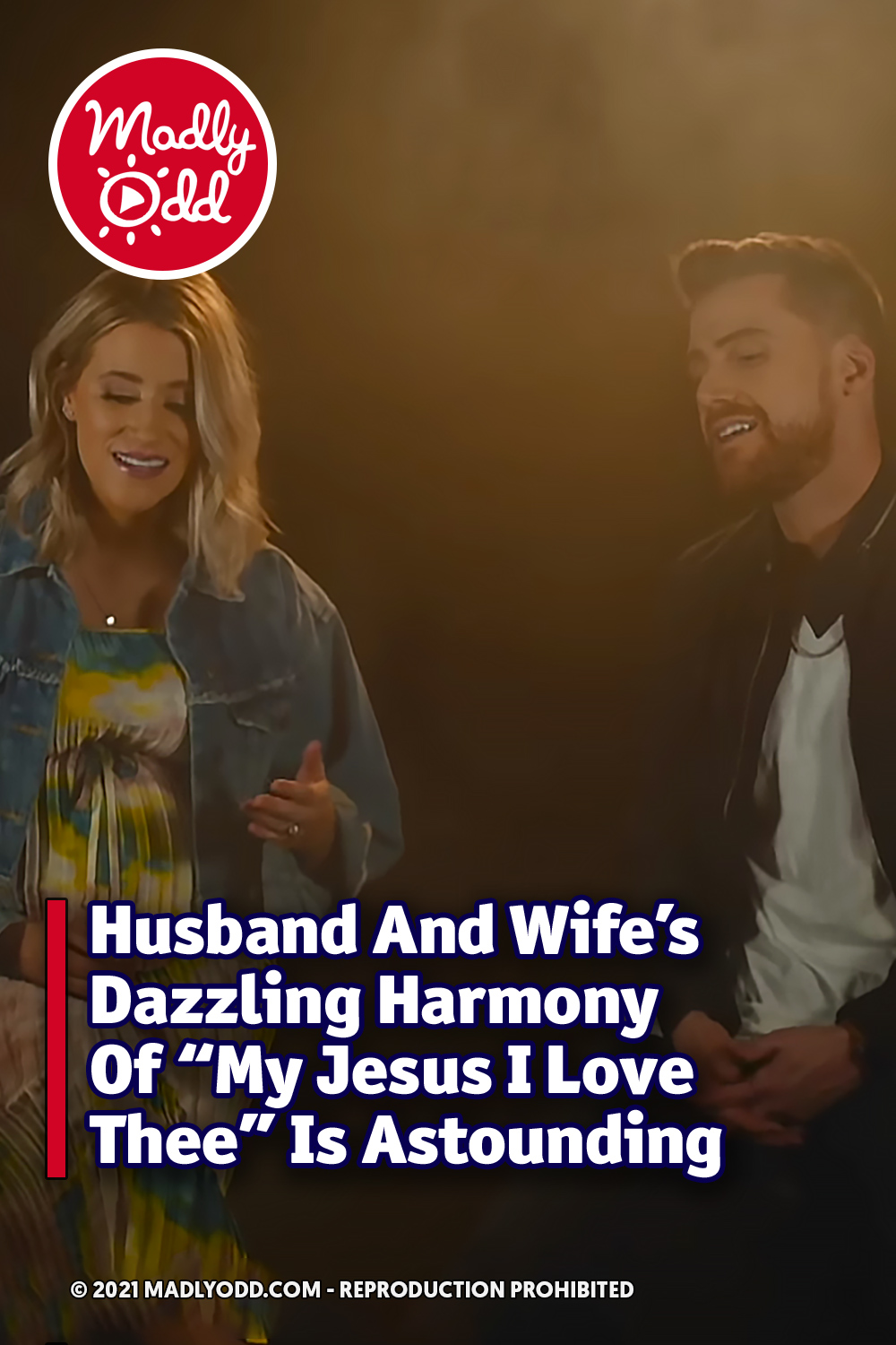 Husband And Wife’s Dazzling Harmony Of “My Jesus I Love Thee” Is Astounding